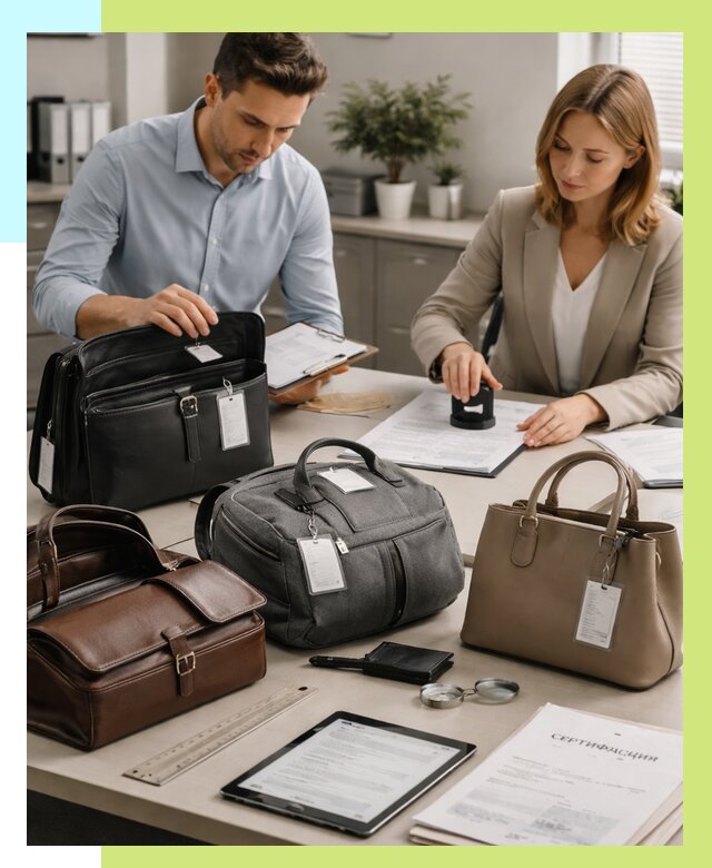 Сертификация сумок в Коломне от 7604 руб. | Алешин-Клм