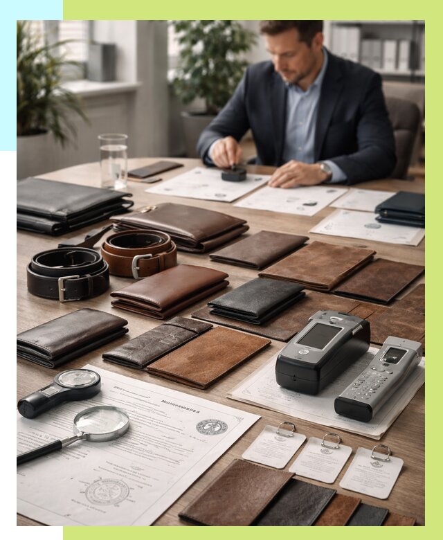 Сертификация кожаных изделий в Коломне от 12167 р. | Алешин-Клм