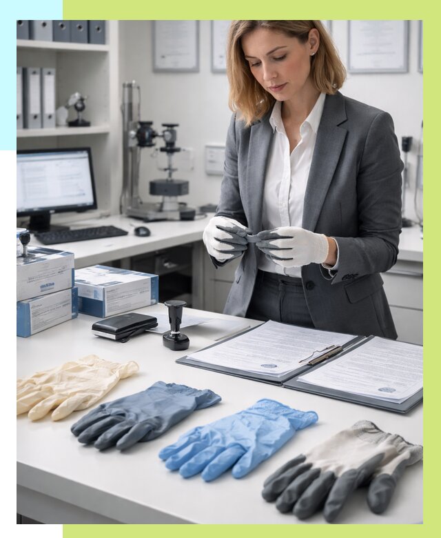 Сертификация перчаток в Коломне от 8618 р. | Алешин-Клм