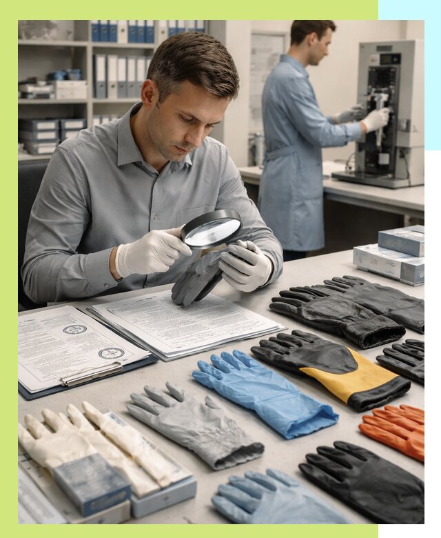 Сертификация перчаток и средств защиты продукции в Коломне