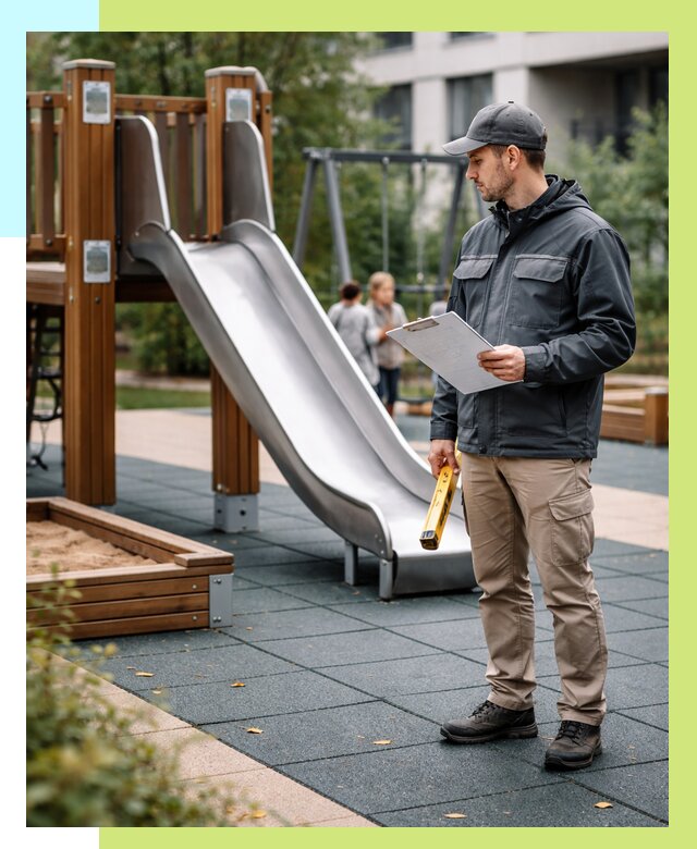 Сертификация детских площадок в Коломне от 25348 р. | Алешин-Клм