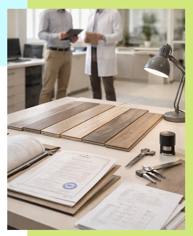 Сертификация ламината в Коломне от 18250 р. под ключ | Алешин-Клм