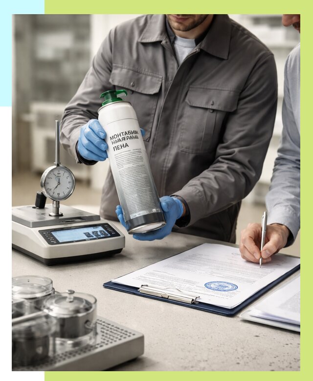 Сертификация монтажной пены в Коломне от 15209 р. | Алешин-Клм