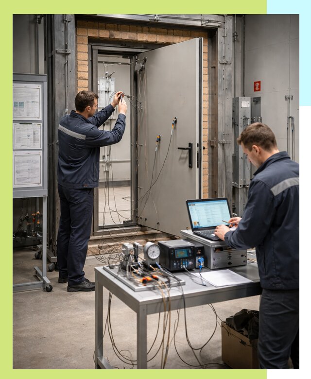 Сертификация противопожарных дверей в Коломне по ГОСТ и ТР