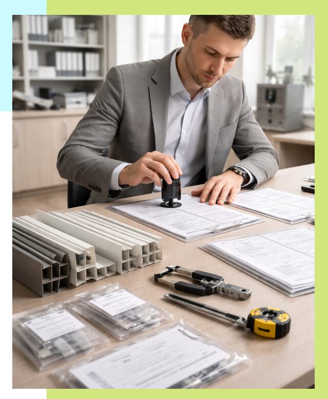 Сертификация ПВХ продукции в Коломне от 8618 р., Алешин-Клм