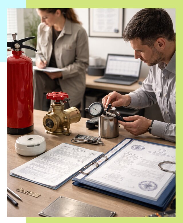 Сертификация пожарного оборудования в Коломне от 15209 р.|Алешин-Клм