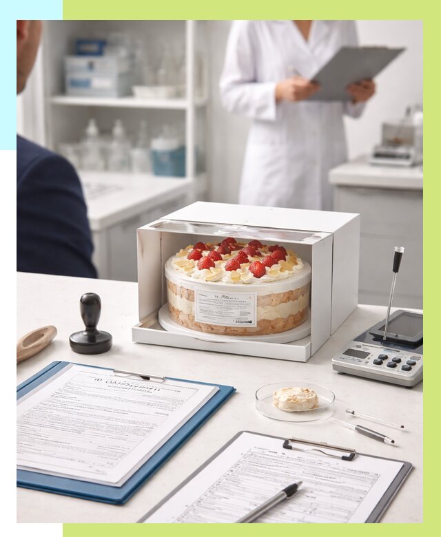 Сертификация тортов в Коломне от 9125 р. заказать | Алешин-Клм