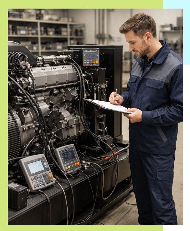 Сертификация дизельных генераторов и их оборудования в Коломне