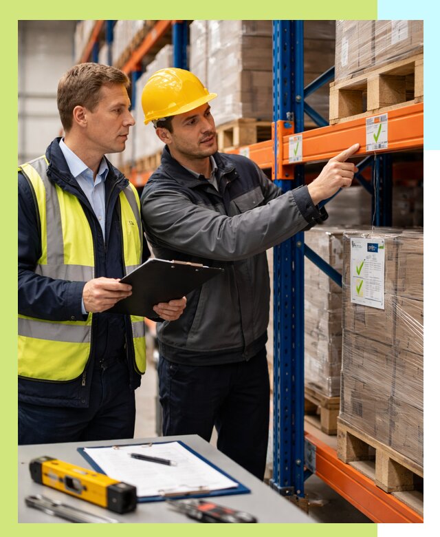 Сертификация стеллажей и складского оборудования в Коломне