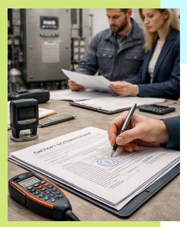 Оформление паспорта эксплуатации оборудования в Коломне