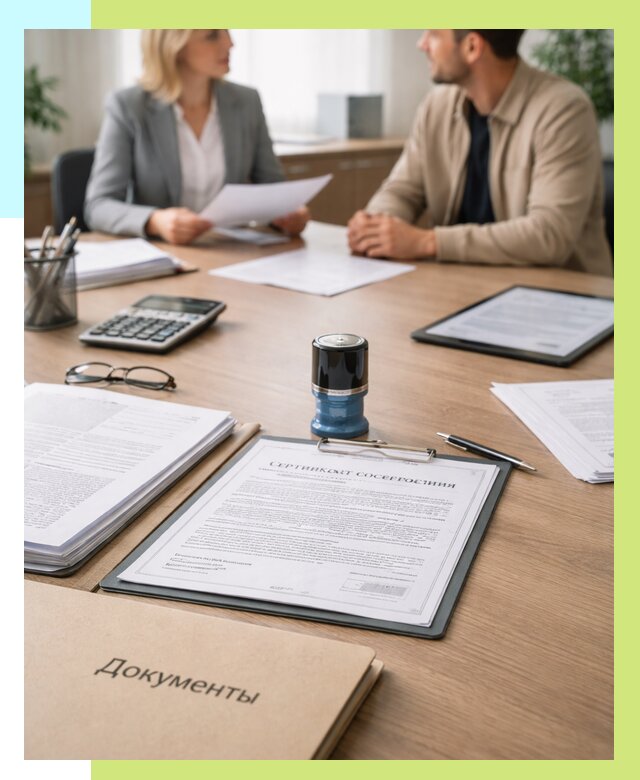 Сертификат соответствия на продукцию в Коломне от 15209 р.|Алешин-Клм