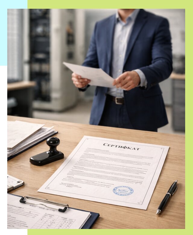 Сертификат на оборудование в Коломне от 15209 р. | Алешин-Клм