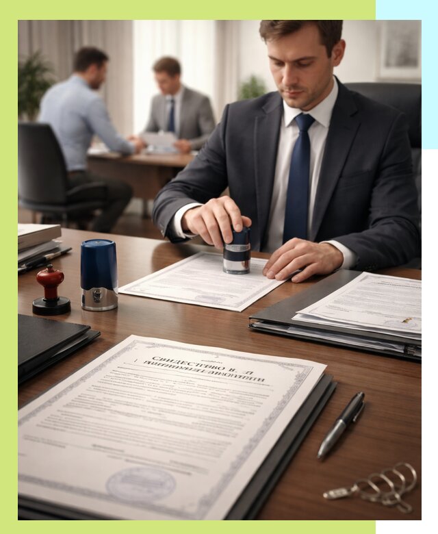 Оформление свидетельства о государственной регистрации в Коломне