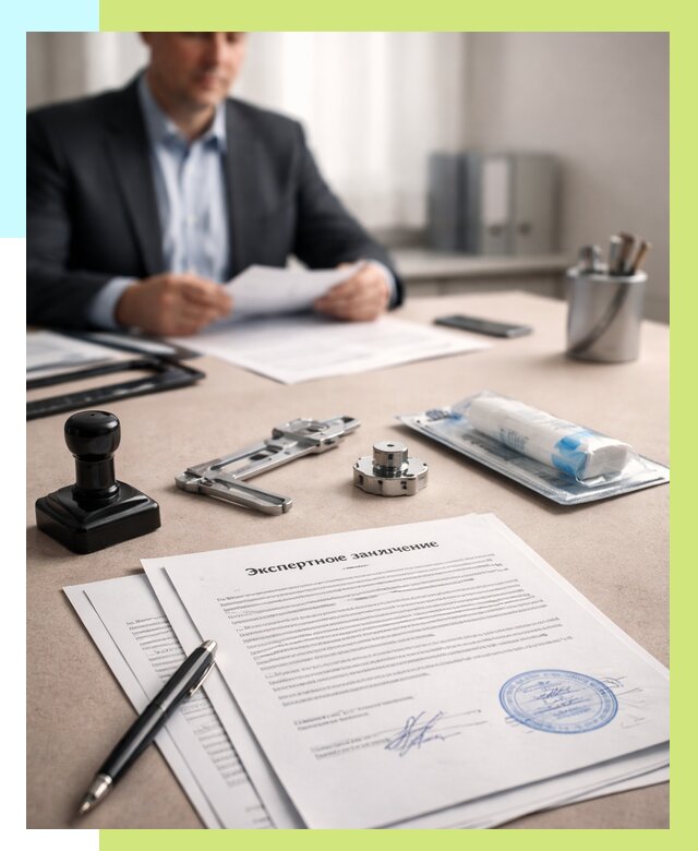 Экспертное заключение на продукцию в Коломне от 8618 р. | Алешин-Клм