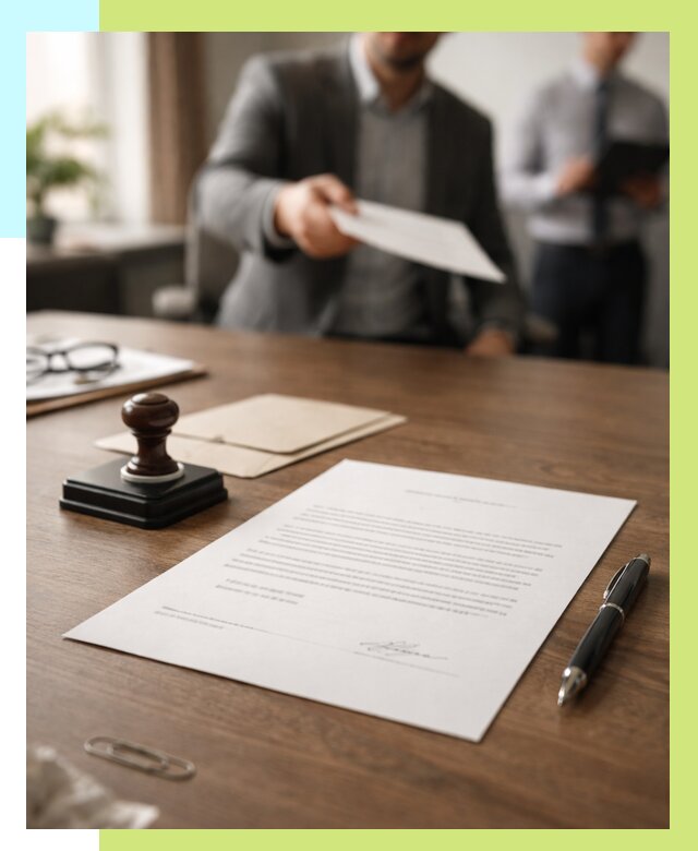 Отказное письмо по сертификации в Коломне от 3549 р. | Алешин-Клм