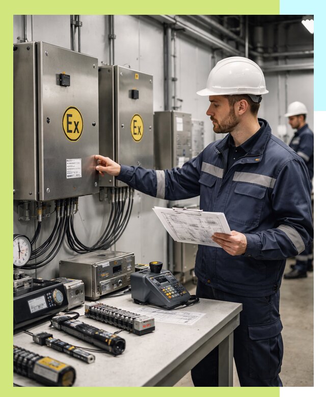 Сертификат взрывозащиты промышленного оборудования в Коломне