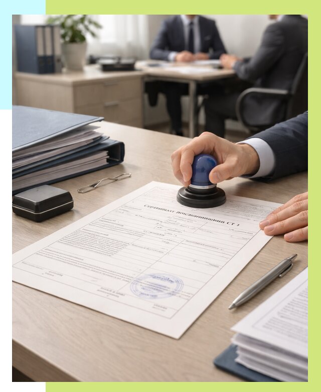 Сертификат происхождения СТ 1 в Коломне от 4563 р. | Алешин-Клм