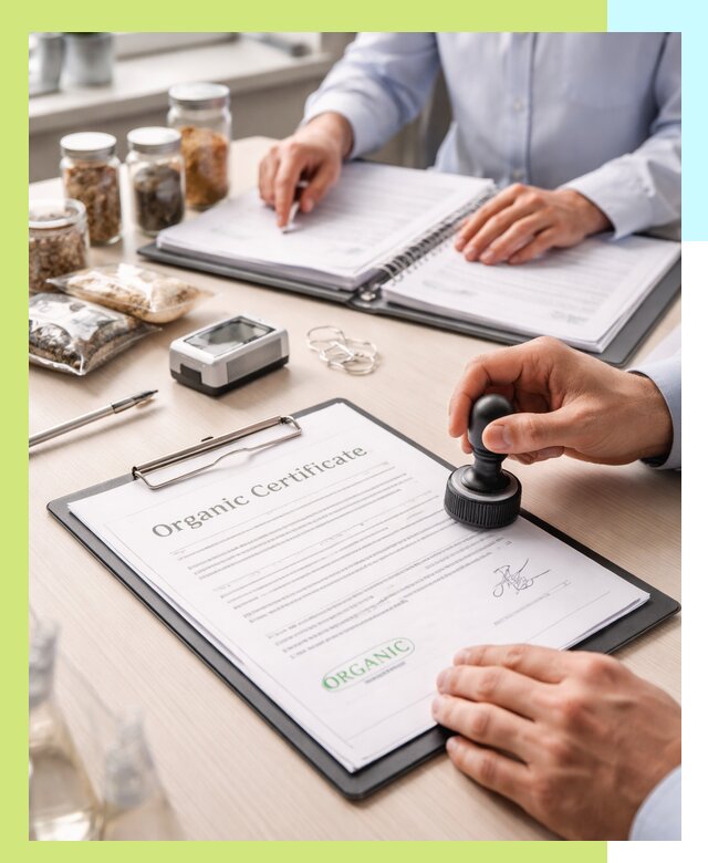 Получение органик сертификата для продукции в Коломне