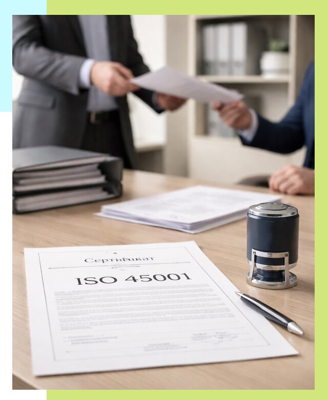 Сертификат ISO 45001 в Коломне под ключ от 45626 р. | Алешин-Клм