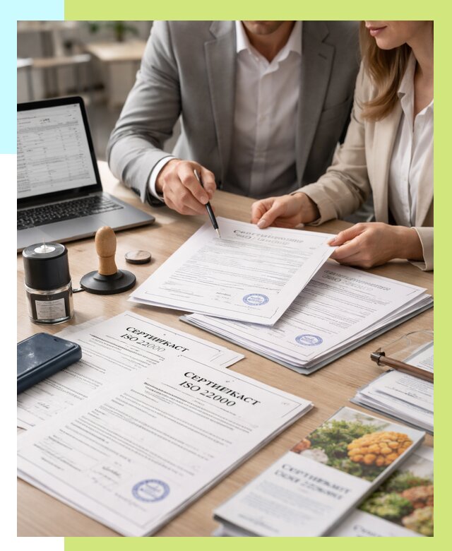 Сертификат ISO 22000 в Коломне от 40556 р. под ключ | Алешин-Клм