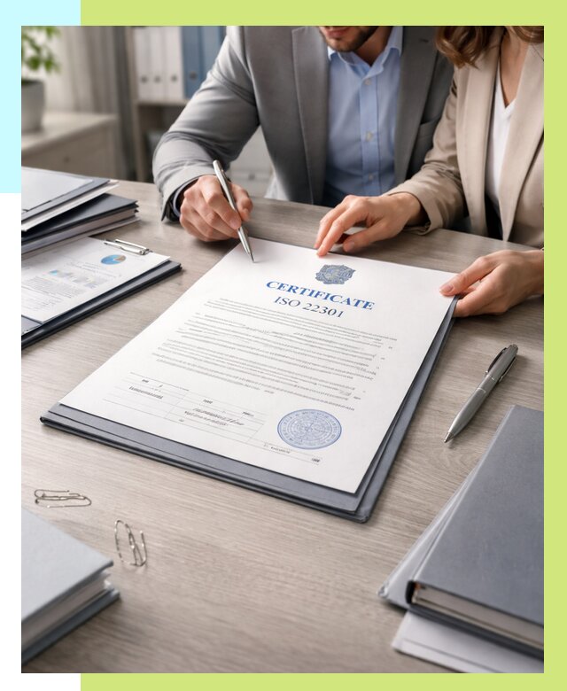 Сертификат ISO 22301 в Коломне от 45626 р. | Алешин-Клм срочно
