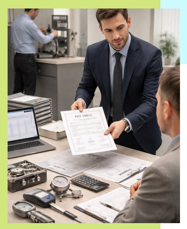 Выдача сертификата ISO 10012 по требованиям метрологии в Коломне
