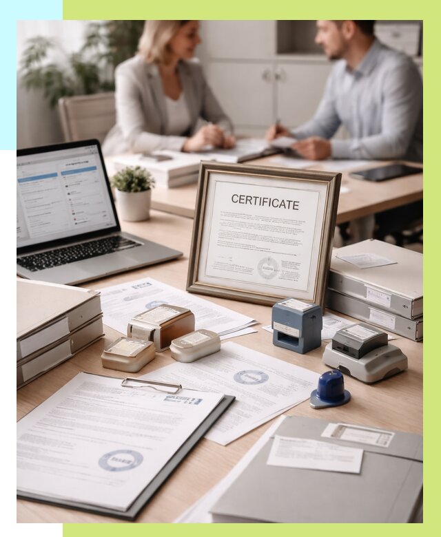 Сертификация компании в Коломне от 45626 р. | Алешин-Клм — заказ